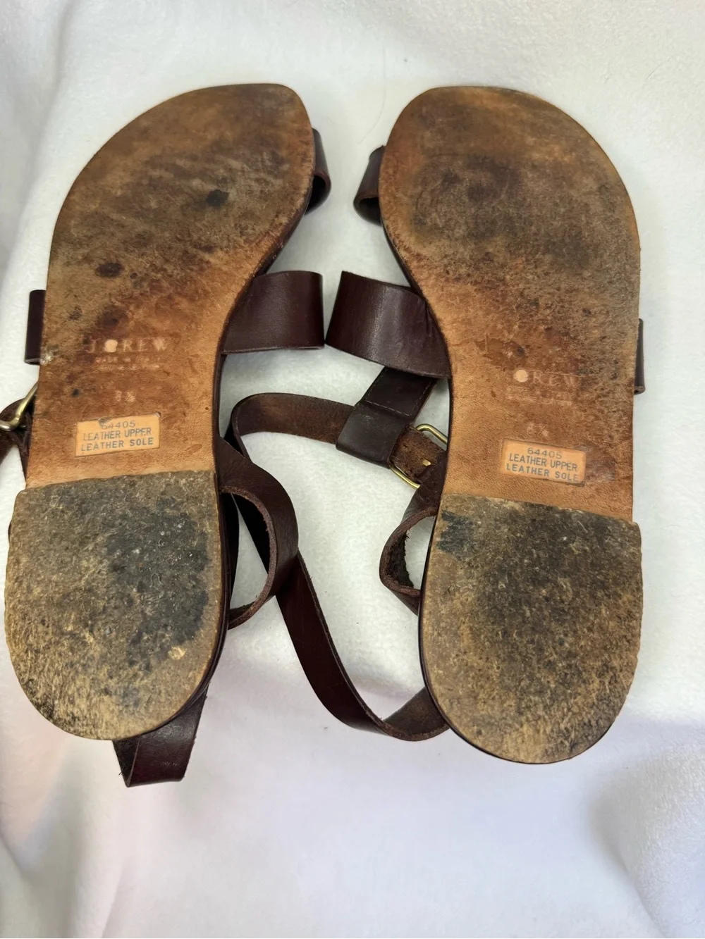 J.Crew Made in Italy Leather Gladiator Sandals Size 8.5
